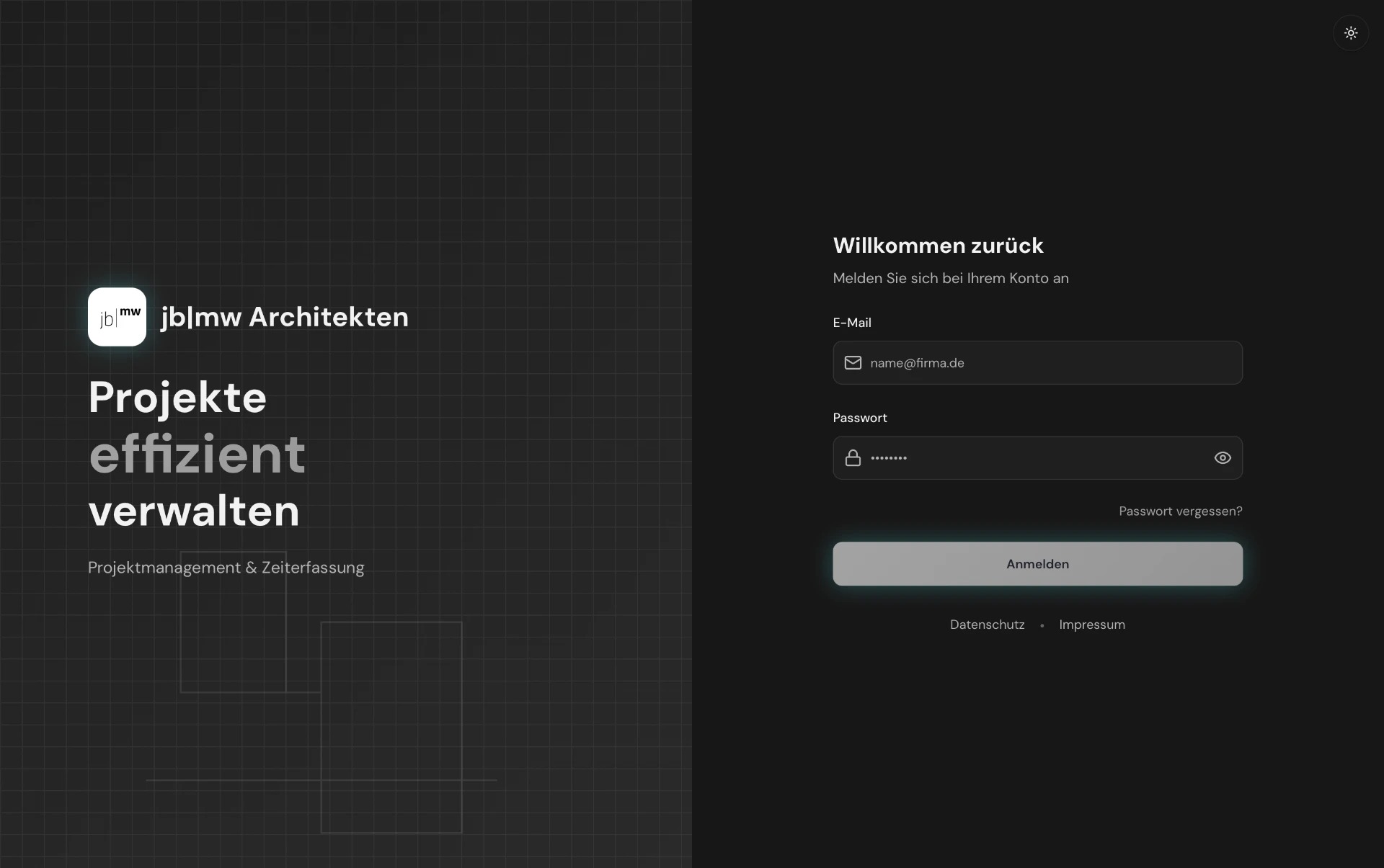 jb|mw Architekten — Projekt-App